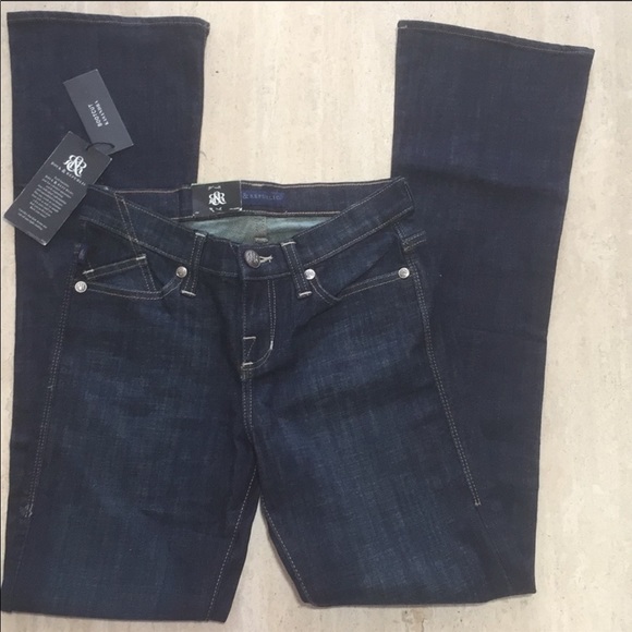 Rock & Republic Kasandra Blue Denim Jeans pant NWT - Picture 3 of 16